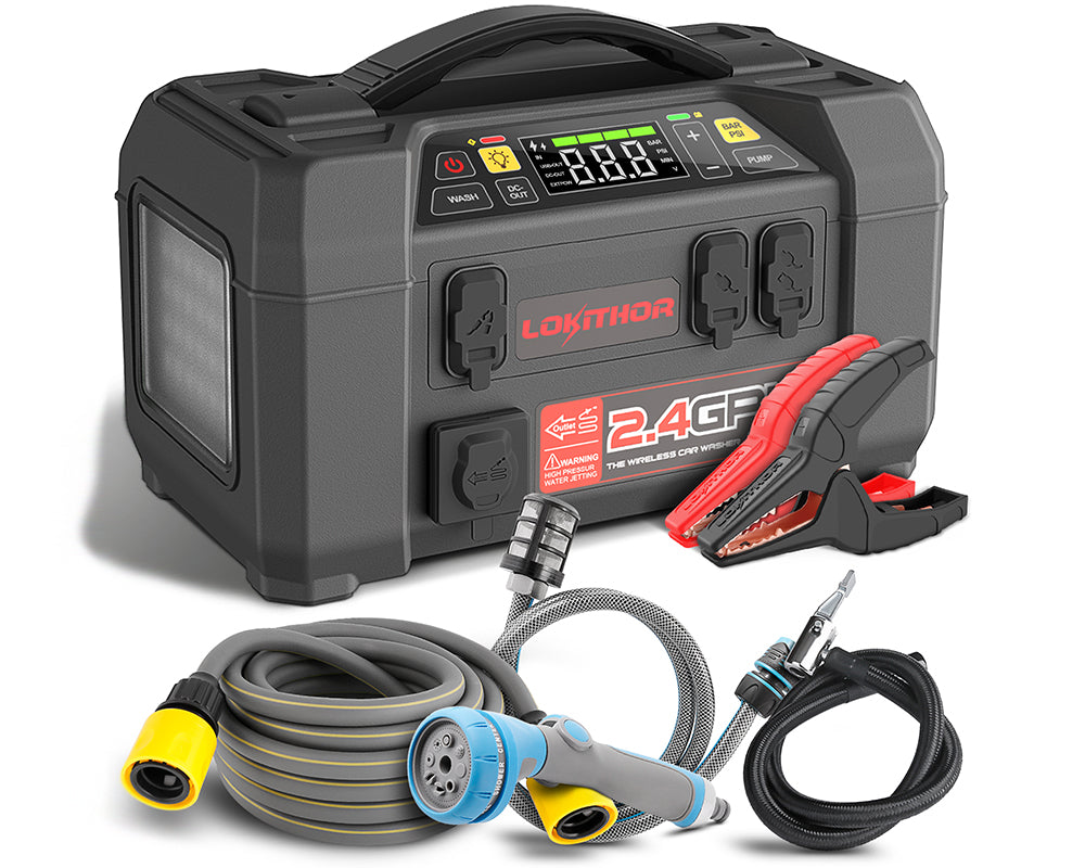 LOKITHOR Jump Starter / Water pump 5in1 2500A 12V